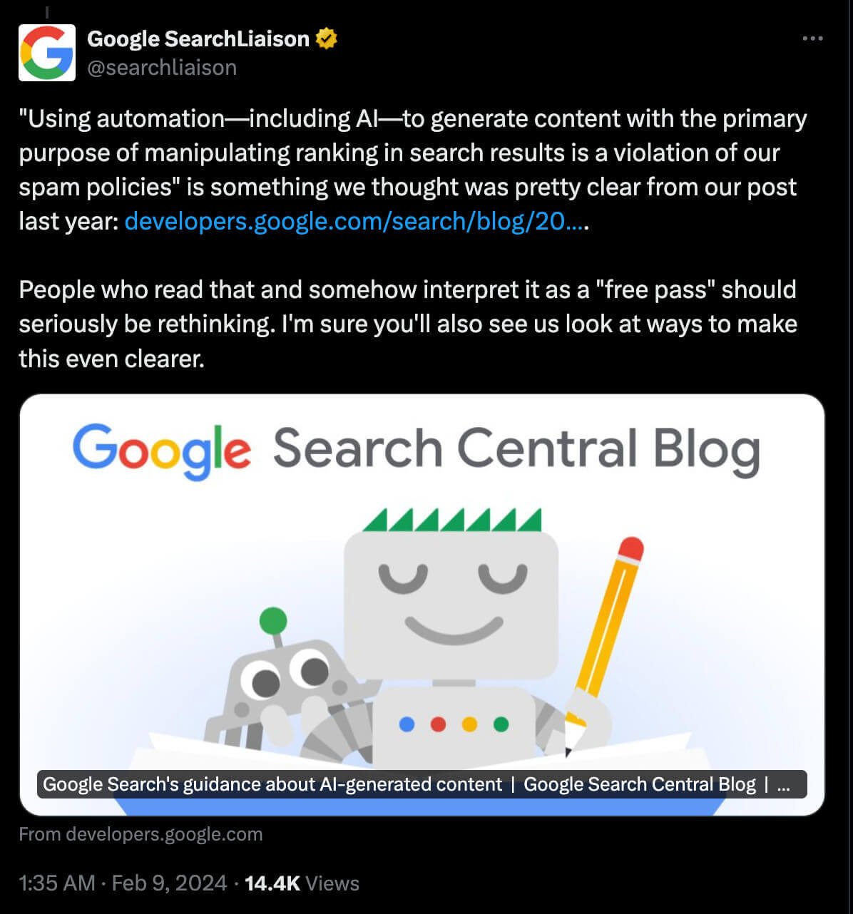 google declare