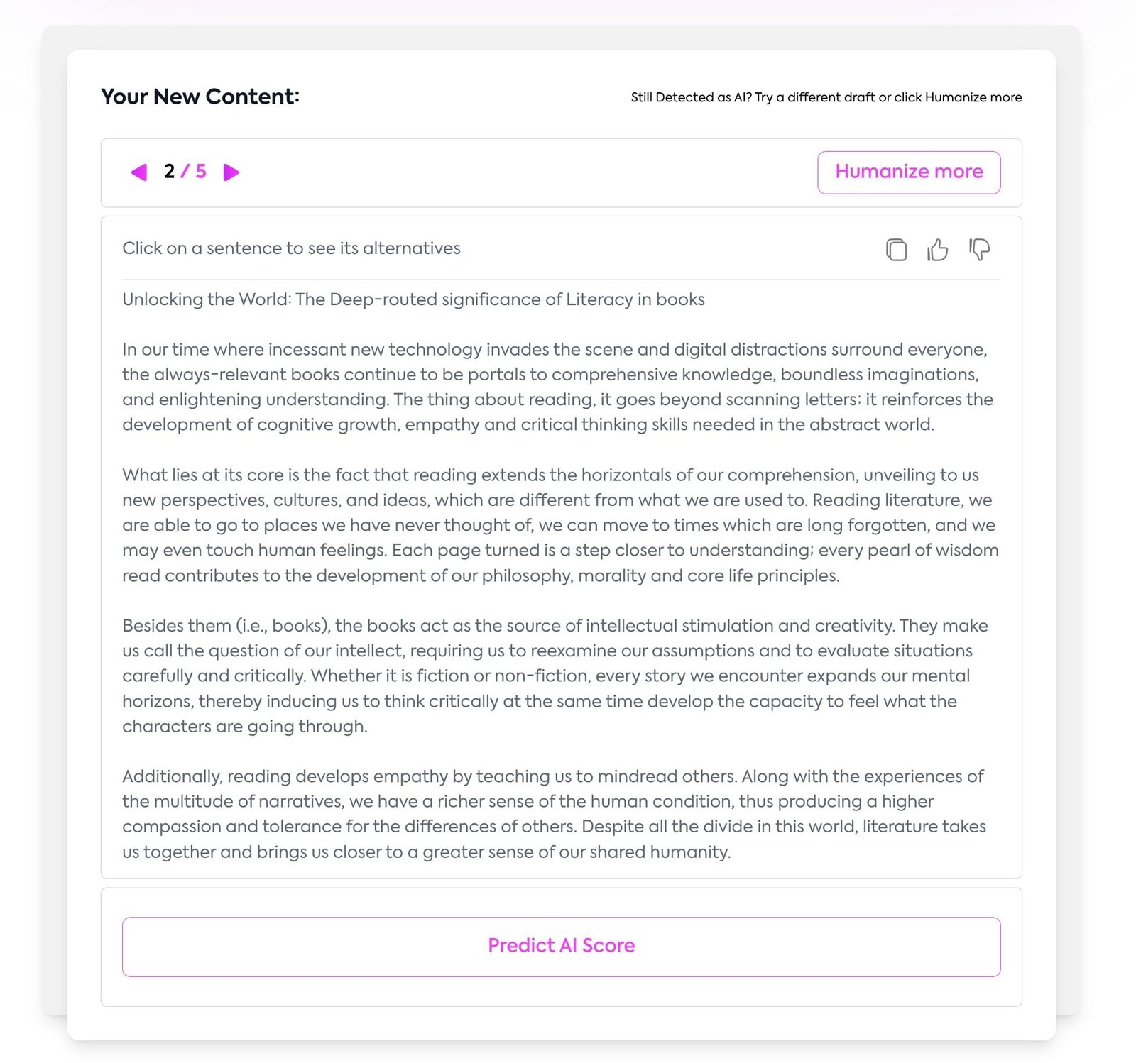 StealthWriter test