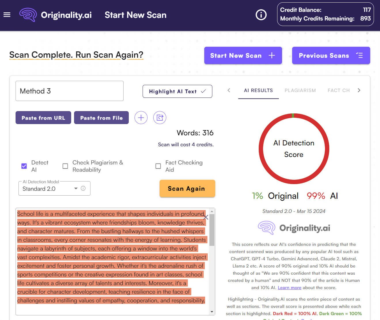 method3 originality